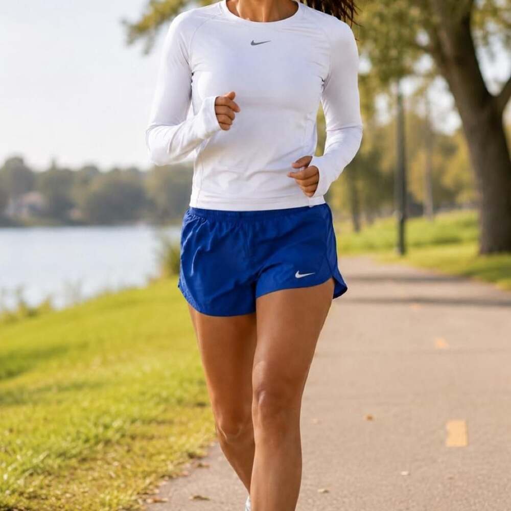 Nike Dri-FIT Running Shorts Blue Size L